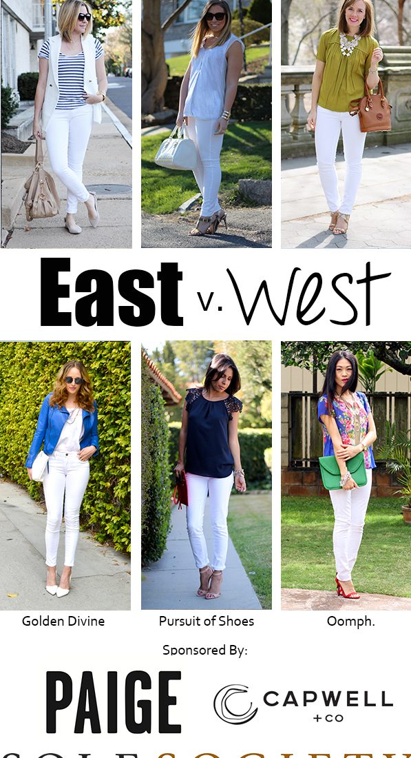 East vs. West Style: White Jeans
