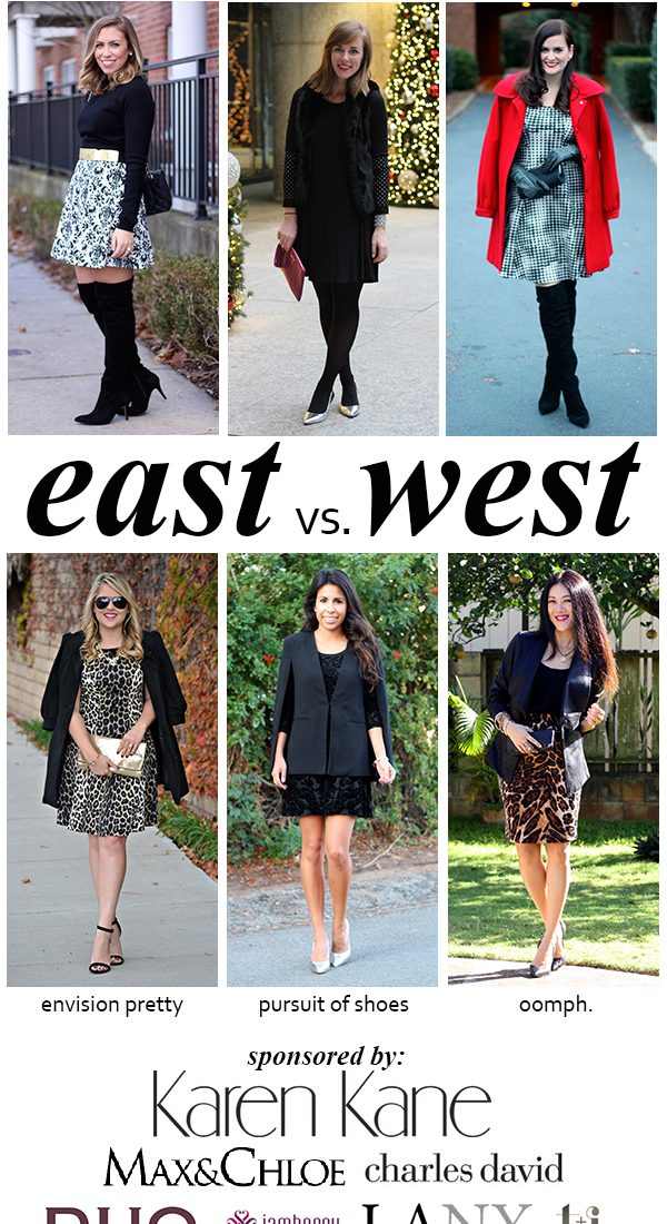 East vs. West Style: Holiday Party