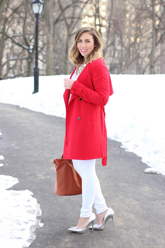 Winter White & Bold Red + A Valentine’s Day Giveaway
