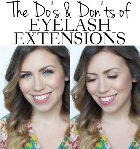 The Do's & Don'ts of Eyelash Extensions | Everything To Know Before Getting Eyelash Extensions | Beauty FAQs on Living After Midnite by Jackie Giardina