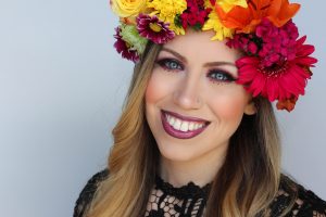 Colorful Festival Style Makeup Tutorial Flower Crown Coachella