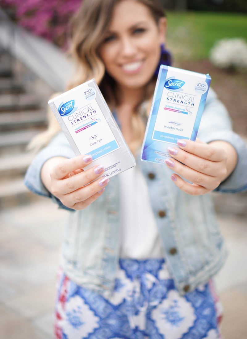 How to Get Ready for Summer with Secret Clinical Strength Deodorant