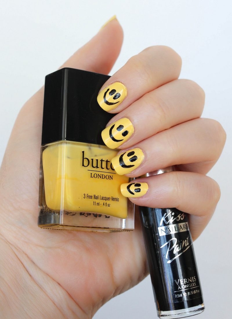 3 Ways to Celebrate World Smile Day Smiley Face Manicure