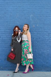 Pattern Mixing: How to Wear Polka Dots and Floral Print Jackie Giardina Style Blogger Living After Midnite