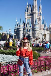 Jackie Giardina Photo Magic Kingdom Cinderella Castle Orlando Florida Walt Disney World How to Do Universal and Disney in Three Days