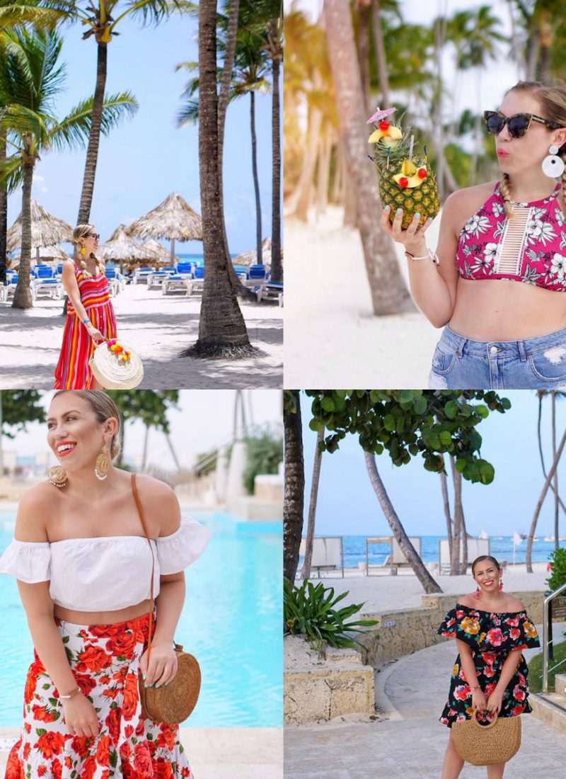 Vacation Outfit Ideas Inspiration Fashion Style Punta Cana July 2018 Round Up