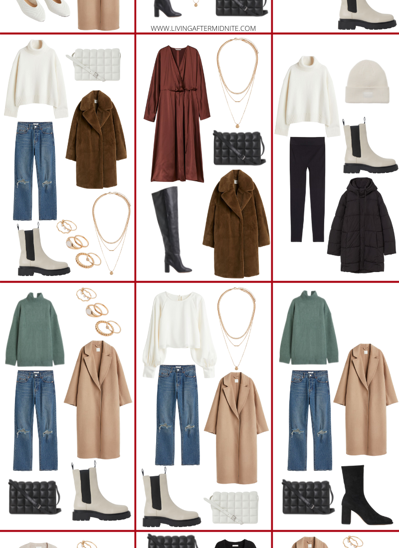 Affordable H&M Winter Capsule Wardrobe Items | How to Build a Capsule Wardrobe | H&M Winter Clothes | Outfit Inspiration | Winter Fashion | 48 Cold Weather Outfit Ideas | Winter Outfits 2022 | Winter Outfit Ideas