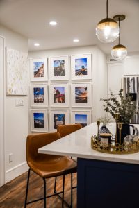 Travel Themed Gallery Wall | Framebridge Frames | White Frame White Mat | 9 Frame Gallery Wall | Gallery Wall Inspiration | Wall Art Ideas | Travel Photography | Where to Get Travel Photos Printed | Photo Display Ideas | Easy Gallery Wall