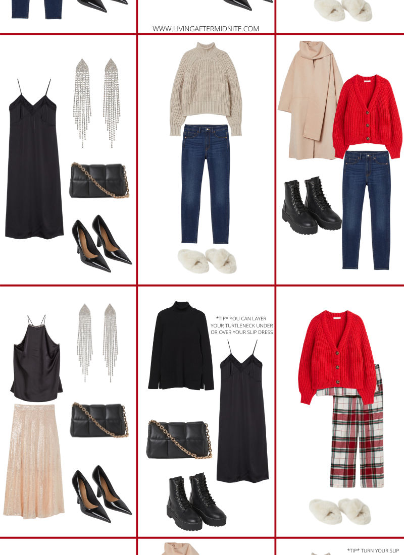 Affordable H&M Holiday Capsule Wardrobe