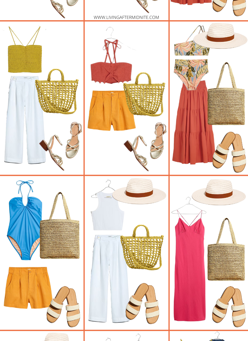 Affordable Madewell Summer Vacation Capsule Wardrobe