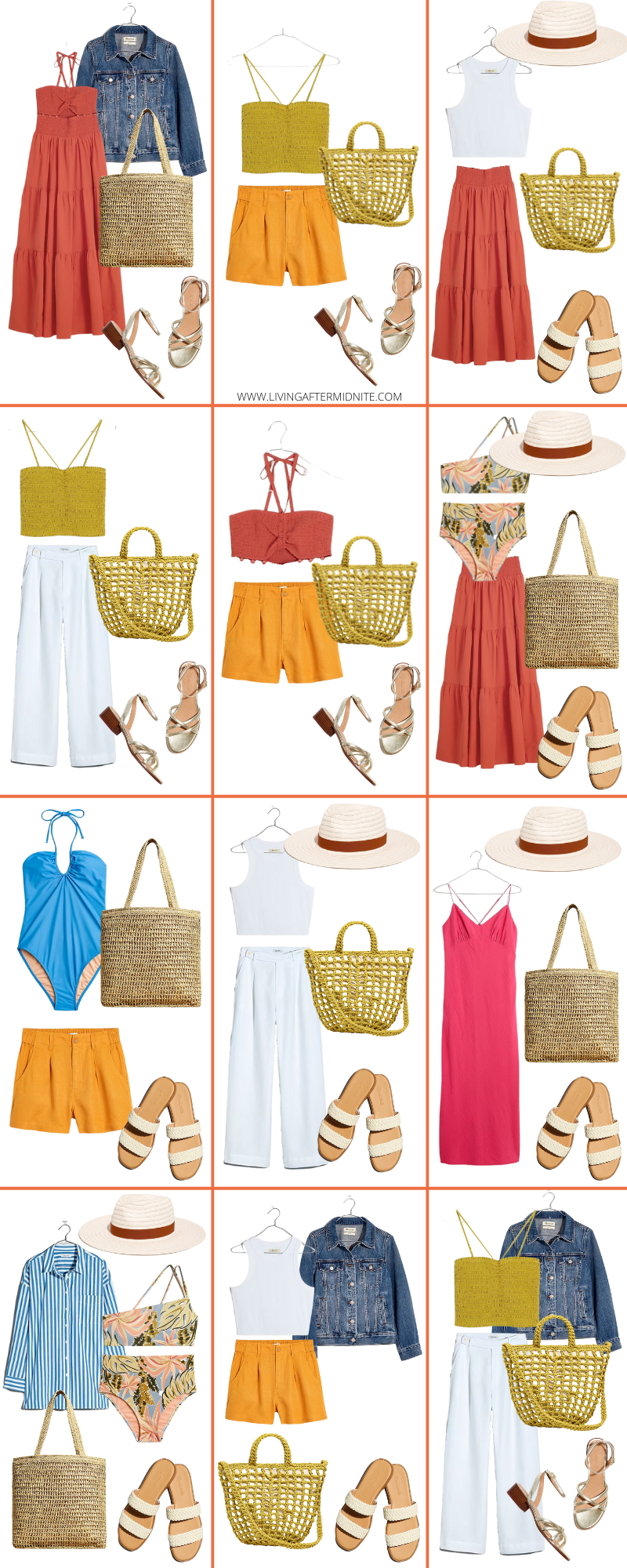 Mini Capsule: 8 Pieces, 7 Spring/Summer Outfits from Madewell [+