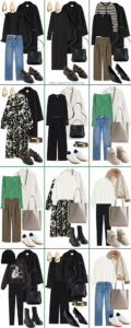 Affordable H&M Winter Capsule Wardrobe Items Outfit Ideas