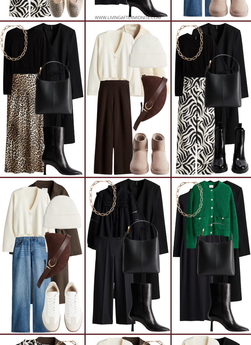 Affordable H&M Winter Capsule Wardrobe