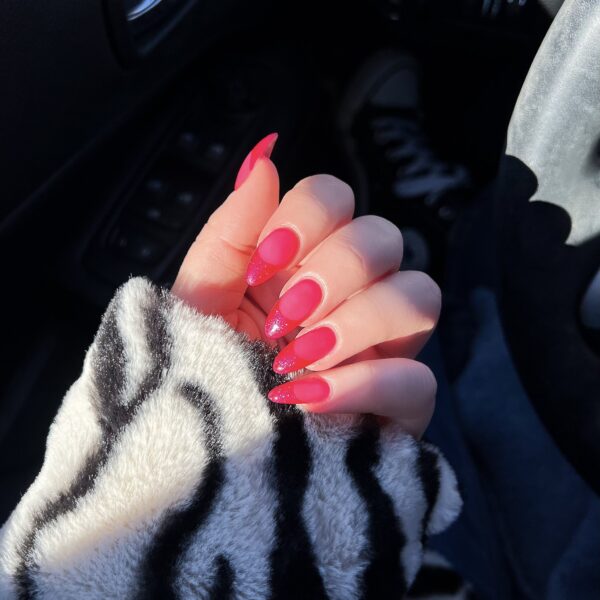 Manicure of the Month: Hot Pink French Nails