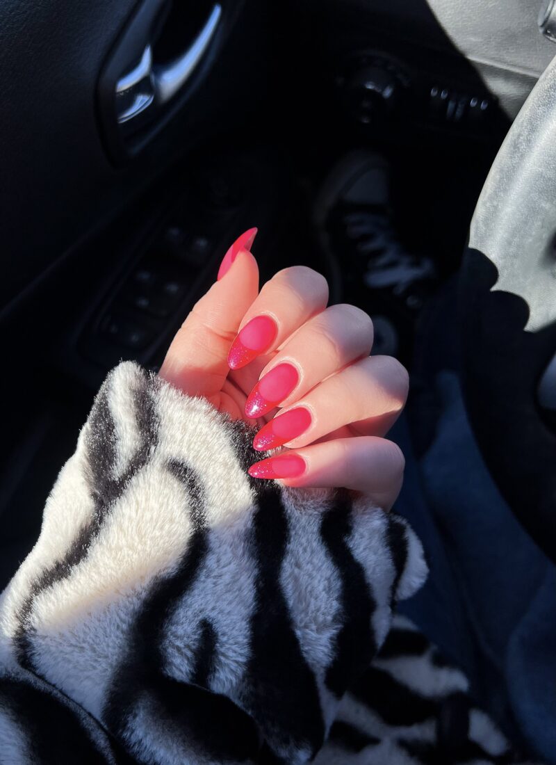 Manicure of the Month: Hot Pink French Nails