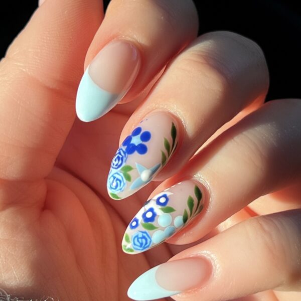 Manicure of the Month: Spring Flower Nails