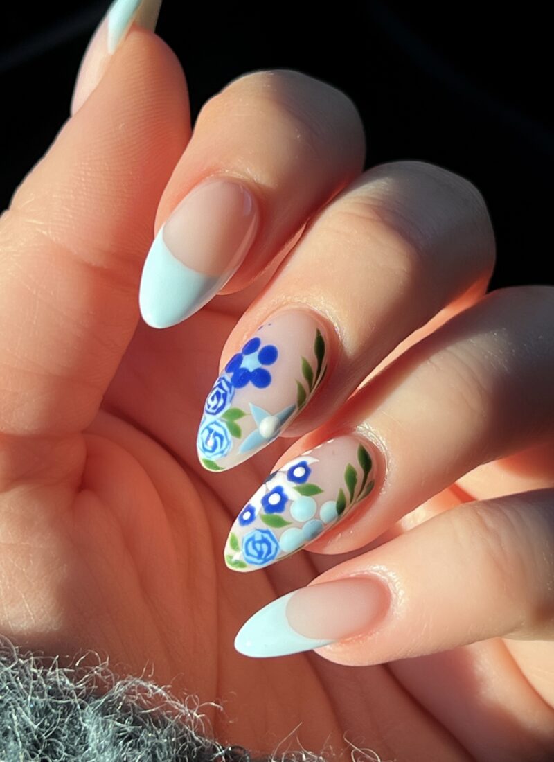 The #1 Nail Trend Blowing Up on Pinterest Right Now | Geometric nail,  Latest nail art, Nail art