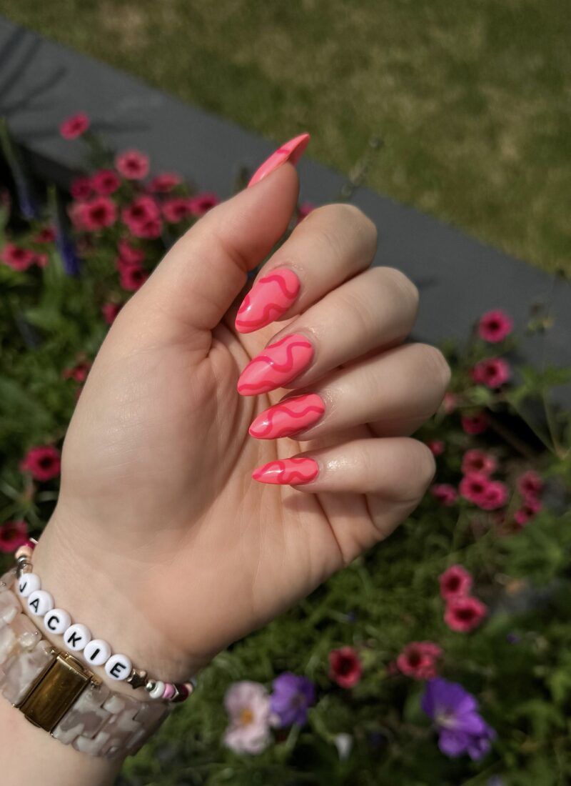 Manicure of the Month: Pink Wave Nails