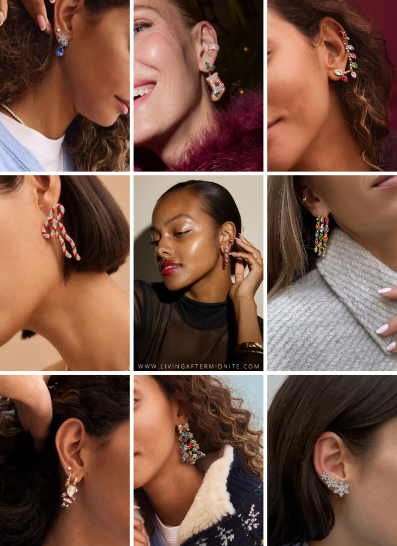 The Best Festive Christmas Earrings for the Holidays