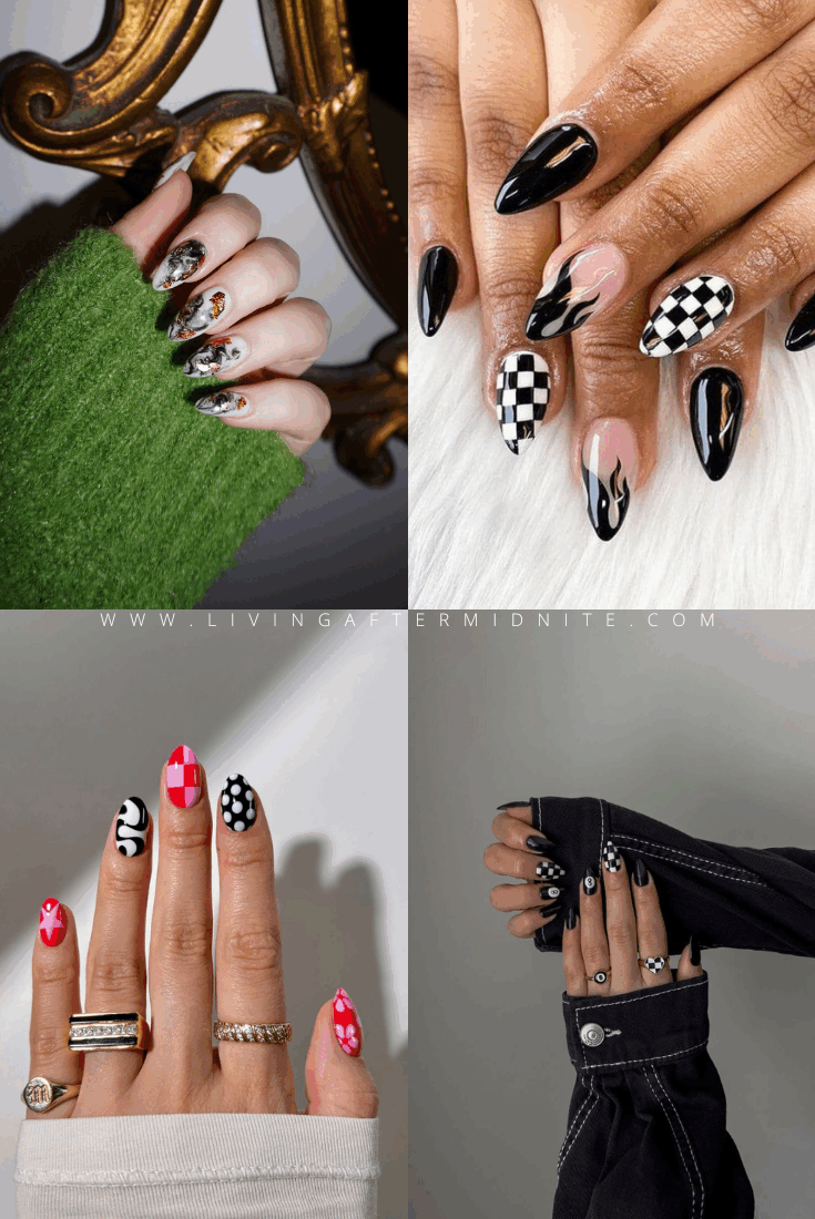 60 Emo Nail Designs to Try: Edgy Girl Aesthetic Nails